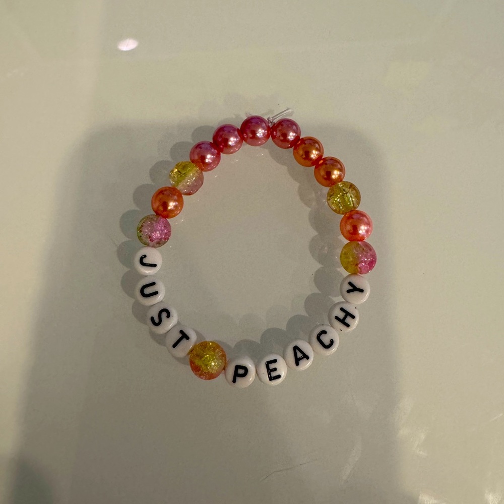 HOMEMADE BEADED BRACELET
